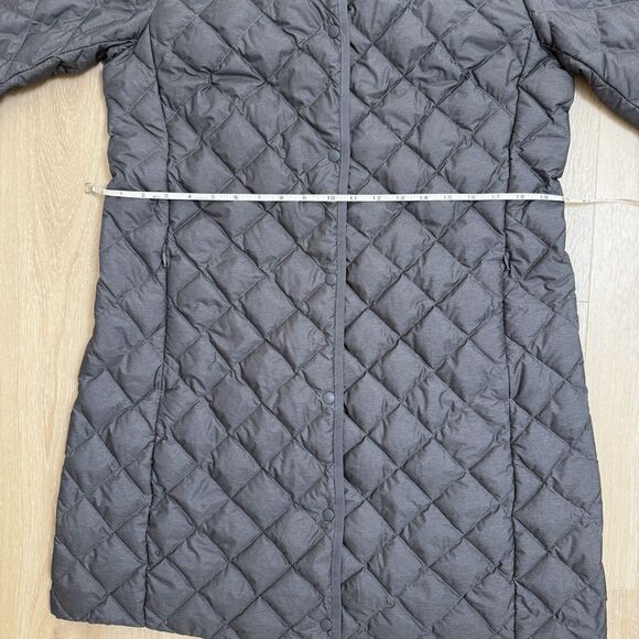 Uniqlo Ultra Light Down Coat Womens L Quilted Snap Packable Minimalist Puffer - Picture 10 of 14
